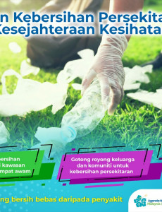 Amalkan Kebersihan Persekitaran Untuk Kesejahteraan Kesihatan